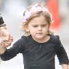 Alessandra Ambrosio avec sa petite fille Anja à Los Angeles le 15 février 2012