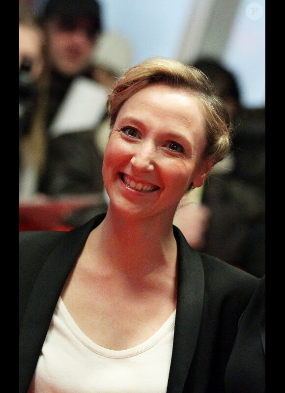 Audrey Lamy le 16 février 2012 lors de l'avant-première du film Au pays du sang et du miel à Paris