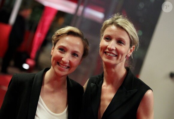 Audrey et Alexandra Lamy le 16 février 2012 lors de l'avant-première du film Au pays du sang et du miel à Paris