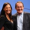 Jean-Pierre Pernaut et Nathalie Marquay lors de la présentation de la pièce, Piège à Matignon, au théâtre du Gymnase, le 16 février 2012