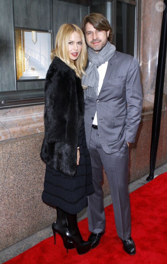 Rachel Zoe et son mari Rodger Berman à New York, le 16 février 2012.