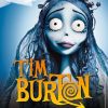 Affiche de l'exposition de la Cinémathèque française sur Tim Burton : Les Noces funèbres