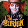 Affiche de l'exposition de la Cinémathèque française sur Tim Burton : Johnny Depp dans Alice au pays des merveilles