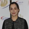 Amira Casar lors de la 17ème cérémonie des Lauriers 2011 de la télévision et de la radio, à l'hôtel de ville de Paris, le 20 février 2012