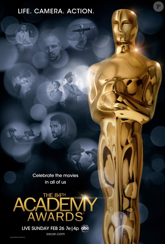 L'affiche des Oscars 2012