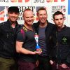 Coldplay a reçu le trophée du Meilleur groupe aux Brit Awards. 21 février 2012