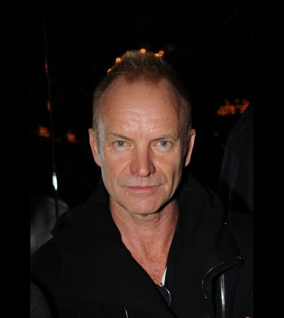 Sting, à Paris, en octobre 2010.