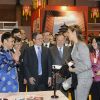 L'infante Elena d'Espagne, mercredi 22 février 2012, inaugurait la 20e édition de Aula, Salon international de l'étudiant et de l'offre éducative.