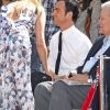Justin Theroux supporte sa belle lors de l'inauguration de son étoile sur Hollywood Boulevard