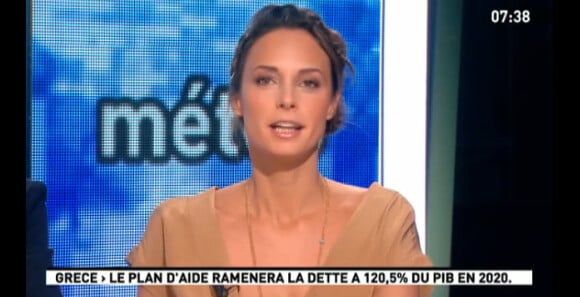 Julia Vignali dans la Matinale de Canal+ jeudi 23 février 2012