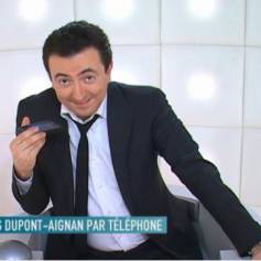 Gérald Dahan piège une nouvelle fois Nicolas Dupont-Aignan dans la Boîite à questions du 23 février 2012 sur Canal+