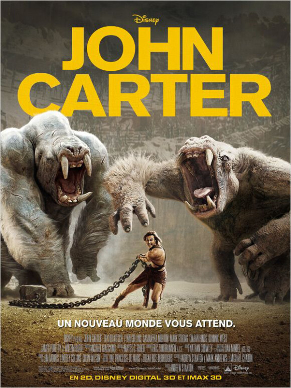 L'affiche de John Carter, en salles le 7 mars.