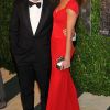 Rosie Huntington-Whiteley et Jason Statham à l'after-party des Oscars organisée par le magazine Vanity Fair. Le 26 février 2012