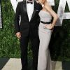 David et Victoria Beckham, couple glamour à l'after-party des Oscars organisée par le magazine Vanity Fair. Le 26 février 2012