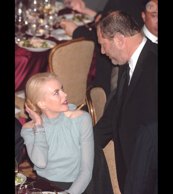 Nicole Kidman et Harvey Weinstein, en janvier 2006 à New York.