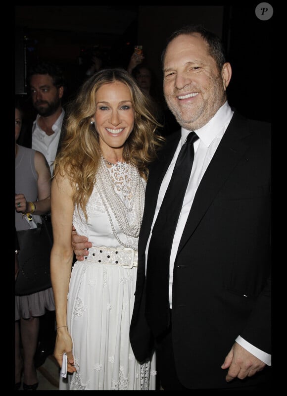 Sarah Jessica Parker et Harvey Weinstein, en mai 2011 à Cannes.