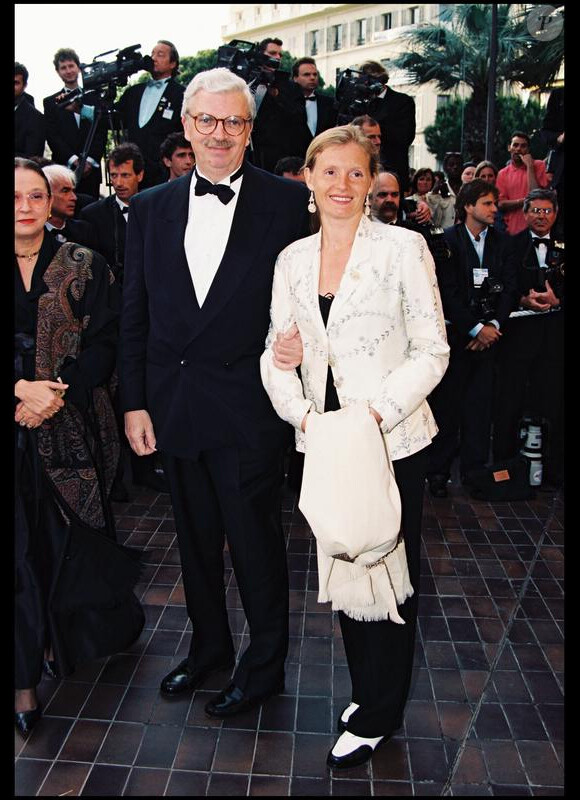 Daniel et Sophie Toscan du Plantier en 1995 au Festival de Cannes