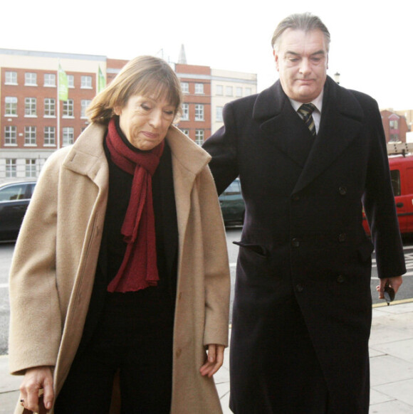 Ian Bailey et sa compagne à Dublin en janvier 2012