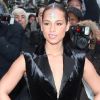 Alicia Keys en forme au défilé Chanel le 6 mars à Paris
