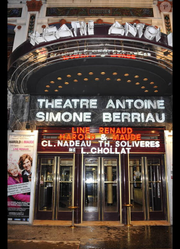 La générale de la pièce Harold et Maude au Théâtre Antoine dans le Xe arrondissement de Paris le 5 mars 2012