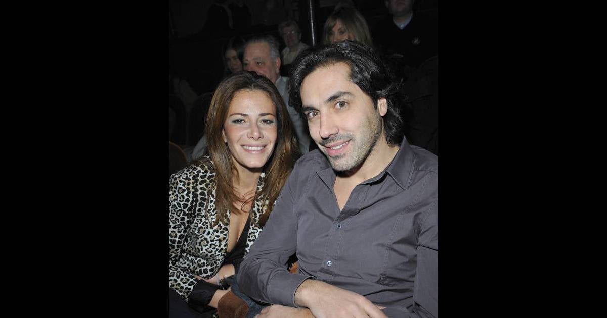 Elsa Fayer et son compagnon lors de la générale de la ...