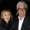 Marie-Anne Chazel et son compagnon Philippe lors de la générale de la pièce Harold et Maude au Théâtre Antoine dans le Xe arrondissement de Paris le 5 mars 2012