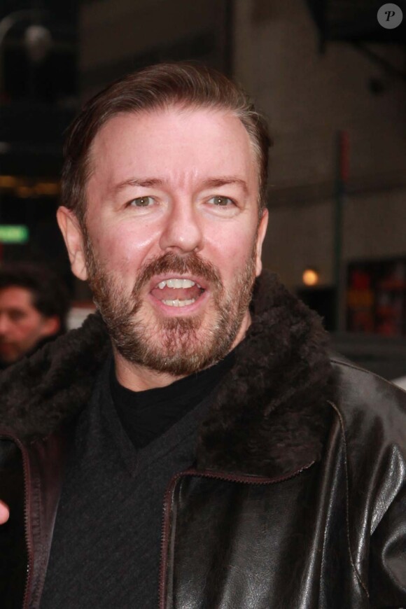 Ricky Gervais à New York, le 17 janvier 2012.