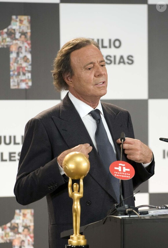 Julio Iglesias à Madrid le 16 décembre 2011.