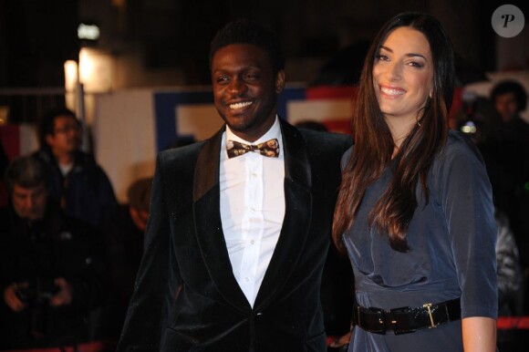 Corneille et sa femme Sophia le 28 janvier 2012 à Cannes