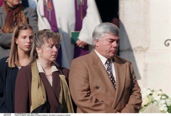 Serge Marais à l'enterrement de son père Jean Marais en novembre 1998