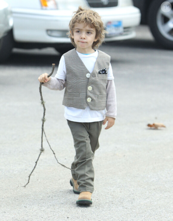 Matthew McConaughey et Camila Alves : Leur petit Levi est adorable et looké à Austin, Texas, le 26 février 2012