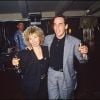 Catherine Barma en octobre 1989 en compagnie de Thierry Ardisson