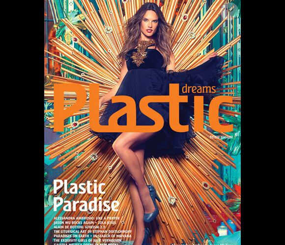 Alessandra Ambrosio sur la couverture du magazine Plastic Dreams 