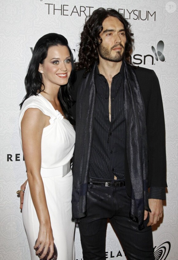 Russell Brand et Katy Perry en janvier 2010