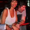 Sonia Rolland et son amoureux Jalil Lespert lors de la soirée Matrix Fitness Party au VIP de Paris. Le 17 mars 2012