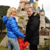 Renaud et Romane Serda le 12 février 2009 à Disneyland Paris avec leur petit Malone. Leur conte de fées a pris fin à l'automne 2011 après six ans de mariage.