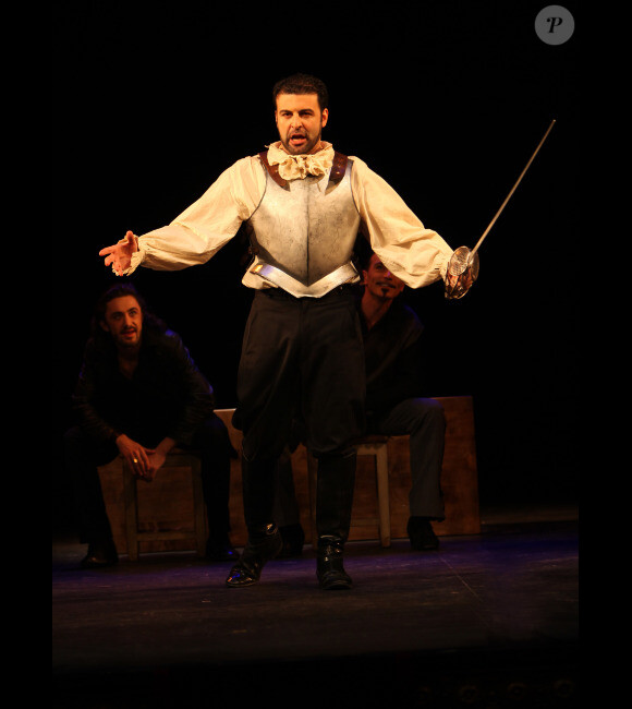 David Serero lors de la générale de la pièce L'homme de la Mancha, au Théâtre des Variétés, le 19 mars 2012