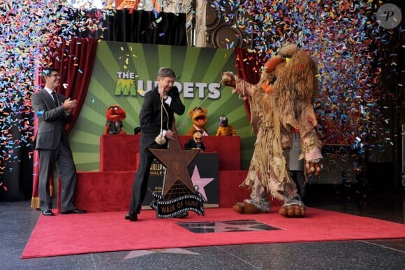 Les Muppets reçoivent leur étoile sur le Walk of Fame à Los Angeles, le 20 mars 2012.
