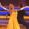 Katherine Jenkins danse le fox-trot dans Dancing With The Star, sur ABC, le 19 mars 2012.