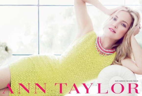 Kate Hudson, shootée par Tom Munro pour Ann Taylor printemps-été 2012.