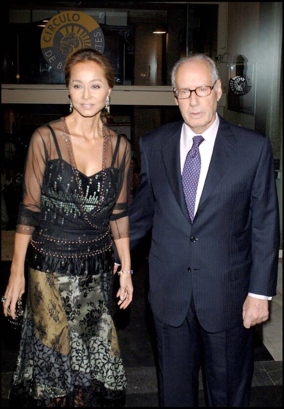 Isabel Preysler et son mari Miguel Boyer à Madrid, juin 2006.