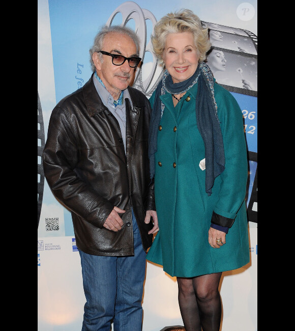 Danièle Gilbert et son époux assistent à l'avant-première du film Le Prénom, à Boulogne, dans le cadre du Festival international du film de Boulogne-Billancourt, le vendredi 23 mars 2012.