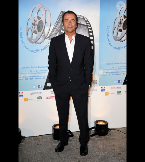 Bernard Montiel assiste à l'avant-première du film Le Prénom, à Boulogne, dans le cadre du Festival international du film de Boulogne-Billancourt, le vendredi 23 mars 2012.