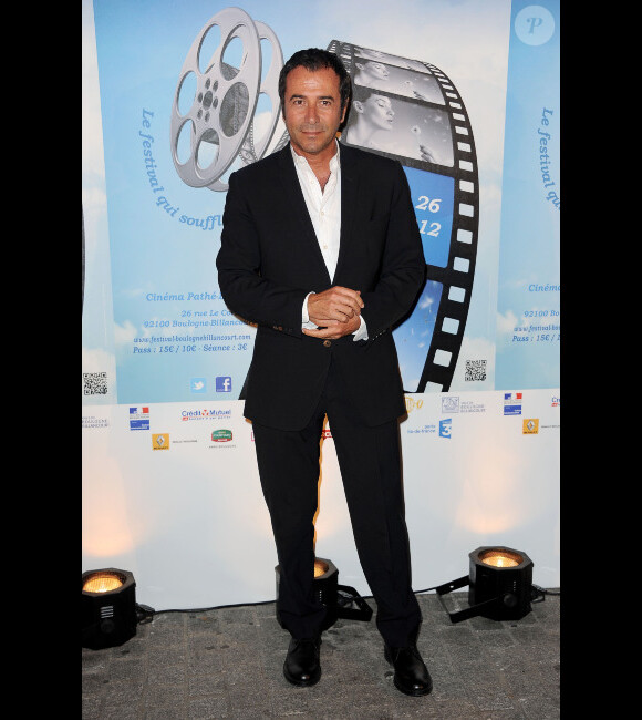 Bernard Montiel assiste à l'avant-première du film Le Prénom, à Boulogne, dans le cadre du Festival international du film de Boulogne-Billancourt, le vendredi 23 mars 2012.