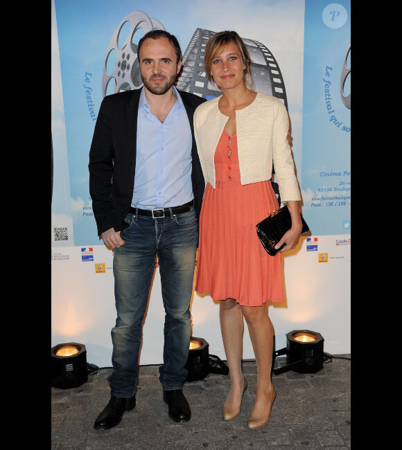 Julie de Bona et Frédérick Rendina assistent à l'avant-première du film Le Prénom, à Boulogne, dans le cadre du Festival international du film de Boulogne-Billancourt, le vendredi 23 mars 2012.