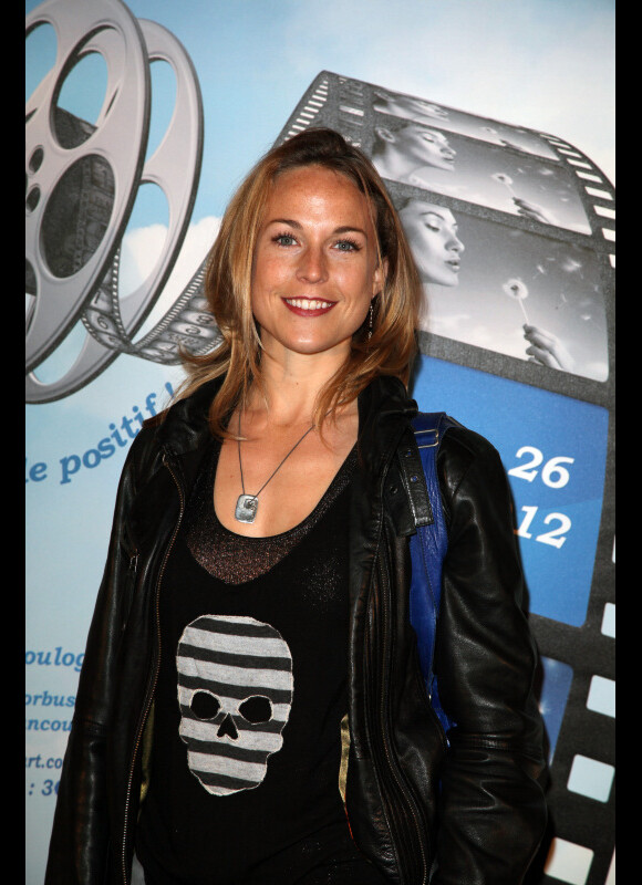 Aurélie Vaneck assiste à l'avant-première du film Le Prénom, à Boulogne, dans le cadre du Festival international du film de Boulogne-Billancourt, le vendredi 23 mars 2012.