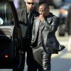 Bobby Brown lors des funérailles de son ex, Whitney Houston en février 2012