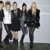 Arizona Muse, Cara Delevingne, Karlie Kloss, Joan Smalls et Lily Donaldson à Tokyo pour la maison Chanel. Mars 2012