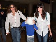Steven Tyler et Liv Tyler hilares quand le petit Milo joue à cache-cache