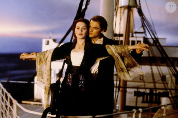 Kate Winslet et Leonardo DiCaprio dans Titanic.